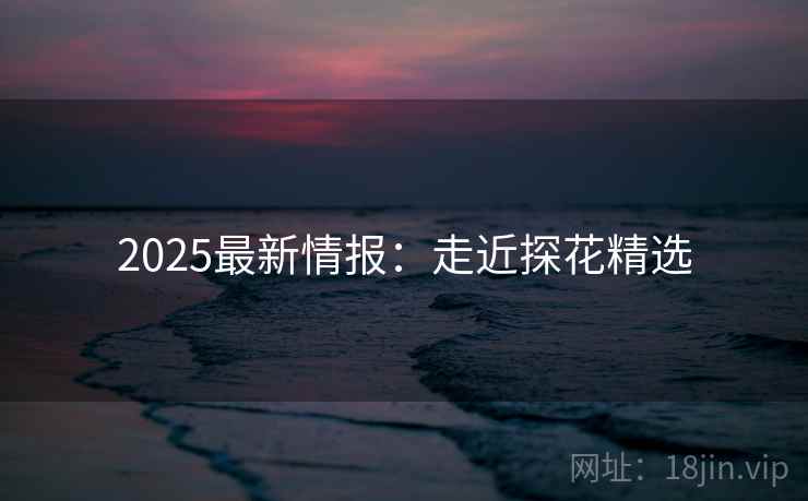 2025最新情报:走近探花精选 第2张 2025最新情报:走近探花精选 第2张