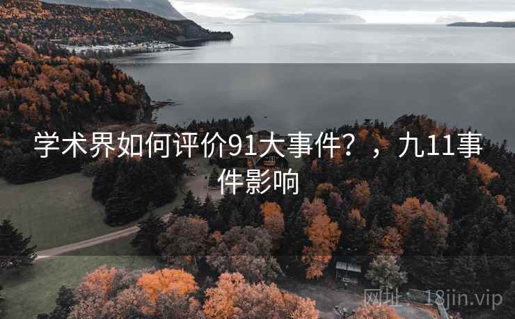 学术界如何评价91大事件?,九11事件影响 第2张 学术界如何评价91大事件?,九11事件影响 第2张