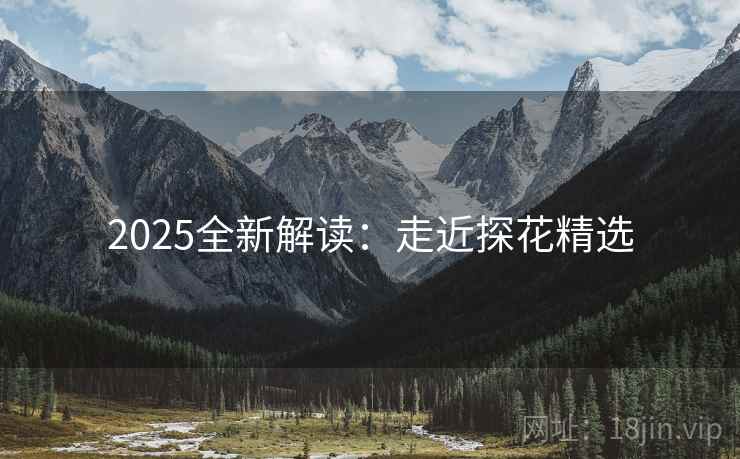 2025全新解读:走近探花精选 第1张 2025全新解读:走近探花精选 第1张