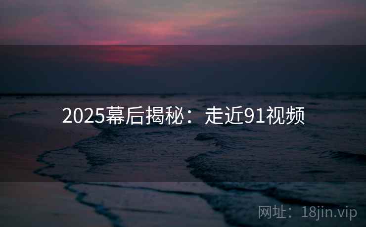 2025幕后揭秘:走近91视频 第2张 2025幕后揭秘:走近91视频 第2张
